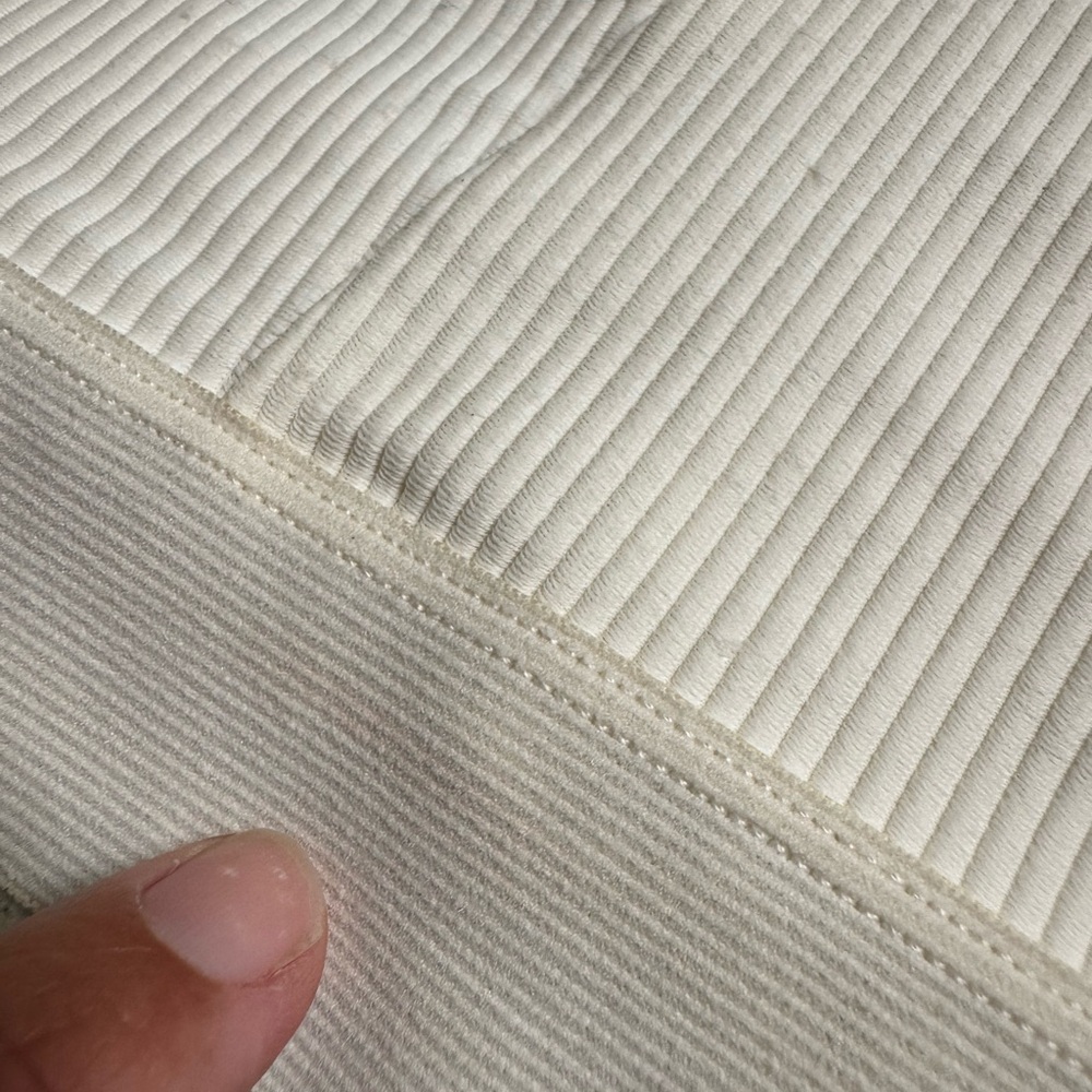 Frankie’s Bikinis Drew Top. White. Small. Ribbed - Picture 14 of 16